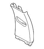 51438064613 - Body: Upper Center Pillar Trim for BMW: 428i Gran Coupe, 428i xDrive Gran Coupe, 430i Gran Coupe, 430i xDrive Gran Coupe, 435i Gran Coupe, 435i xDrive Gran Coupe, 440i Gran Coupe, 440i xDrive Gran Coupe Image