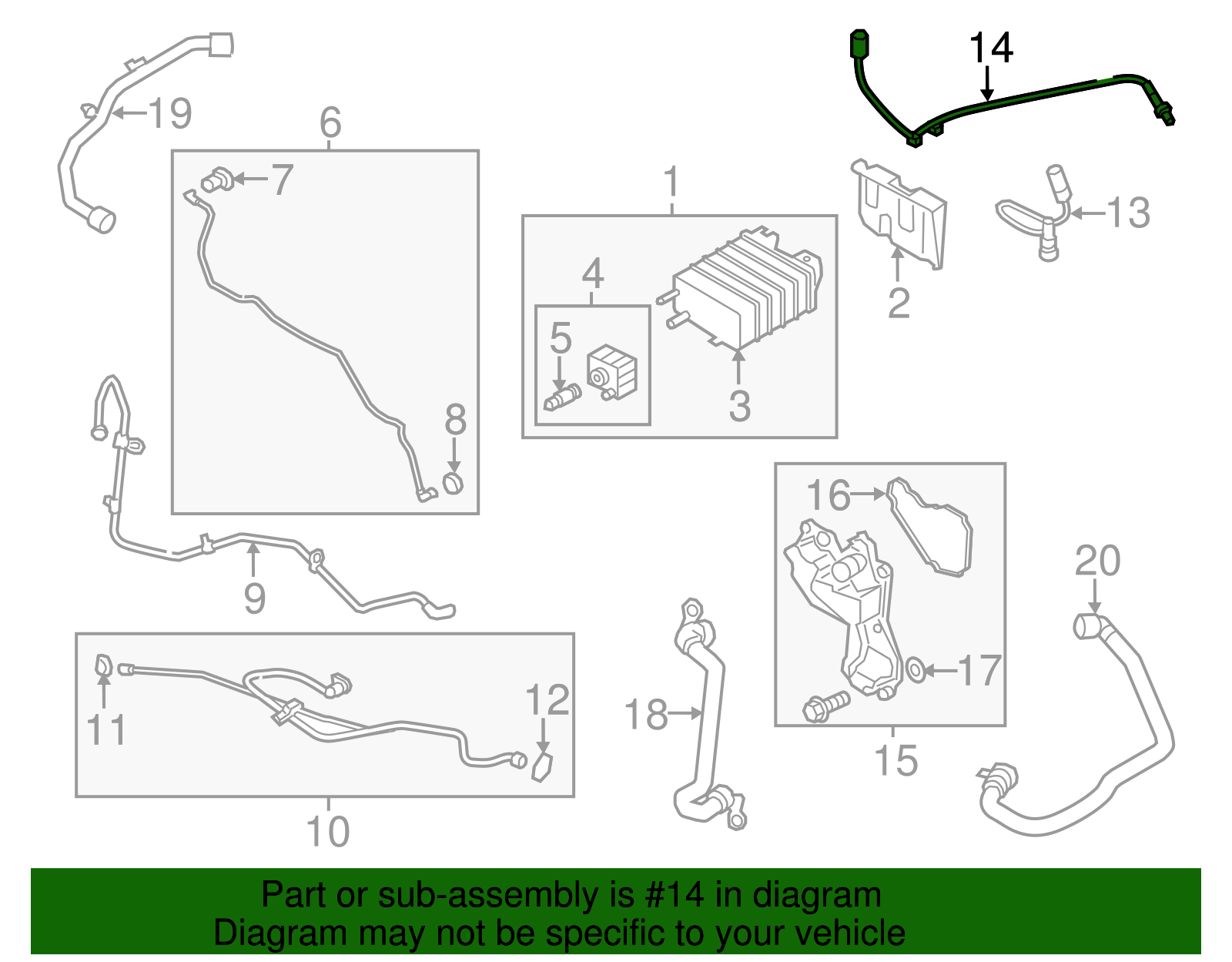 2013-2016 Ford Oxygen Sensor BV6Z-9G444-A | OEM Parts Online