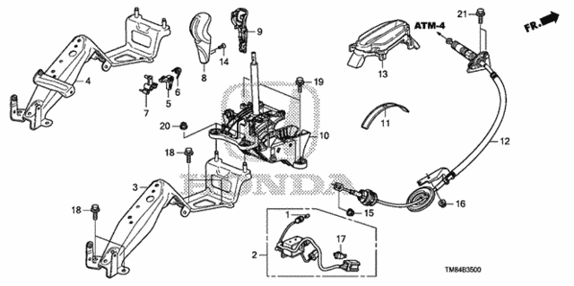Select Lever for 2010 Honda Insight #0