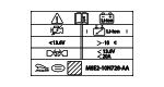 LR153215 - Body: Battery Label for Land-Rover Image image