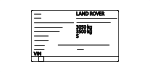 LR168663 - Body: Certif Label for Land-Rover Image image