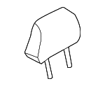 86400CF42D - Body: Headrest for Nissan Image
