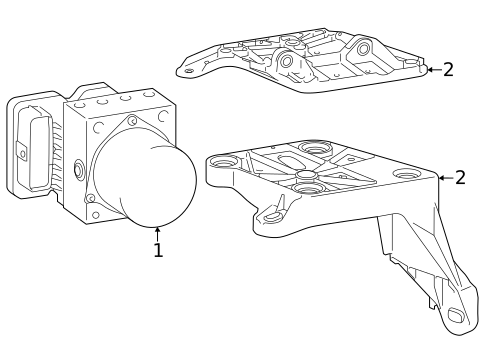 ABS Components for 2025 Lexus RZ450e #0