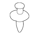 MB547806 - Body: Grille Retainer for Chrysler: Sebring | Dodge: Avenger, Stealth, Stratus Image