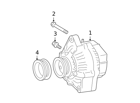 Alternator for 2006 Scion tC #1