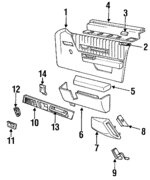 10094079 - Electrical: Lock Switch for Buick: Regal | Chevrolet: Lumina | Oldsmobile: Cutlass Supreme | Pontiac: Grand Prix Image