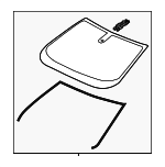 84650868 - : Windshield for Chevrolet: Traverse Image