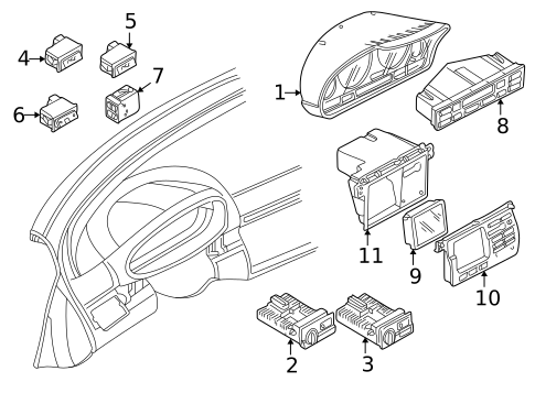 Switches, Solenoids & Actuators for 2000 BMW 328Ci #0