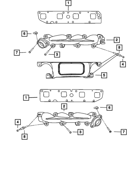 Manifolds and Vacuum Fittings for 2010 Dodge Ram 2500 #0