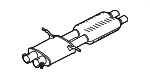 LR047852 - Exhaust: Resonator &amp; Pipe for Land-Rover Image
