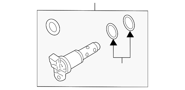 URO Parts 11 36 8 605 123 Variable Valve Timing (VVT) Solenoid
