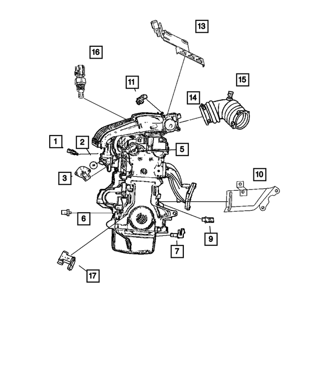 4852762AC - Electrical: Oil Sensor Switch Shield for Mopar Image image