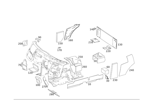 Insulation in Passenger Compartment for 2018 Mercedes-Benz SL 450 #0