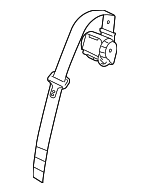 19177162 - Electrical: Center Seat Belt for GM Image