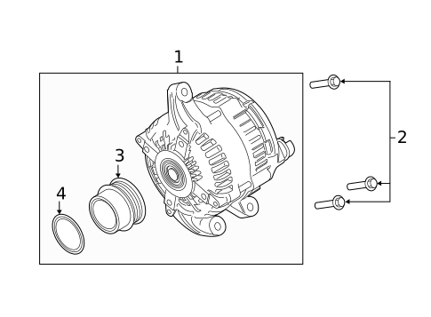 Alternator for 2021 Lincoln Corsair #4