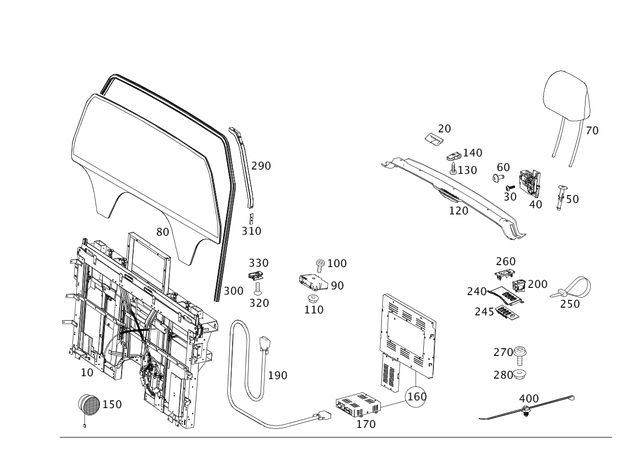 2046950159 - Trim: Trim Ring for Mercedes-Benz: C250, C300, C350, E250, E350, E400, E550, E63 AMG, S350, S400, S600, S63 AMG Image image
