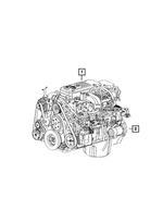 R8003550AA - : Long Block Engine, Remanufactured for Mopar Image