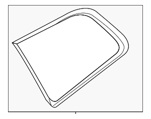 32314876 - : Quarter Glass for Volvo Image