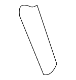 7687260010 - Body: Rear Spoiler Protector for Lexus: LX470 Image