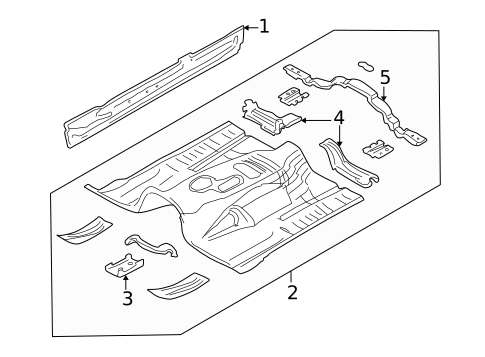 Floor & Rails for 2006 Jeep Liberty #0