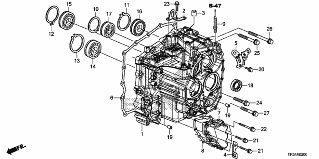 AT Transmission Case for 2012 Honda Civic #0