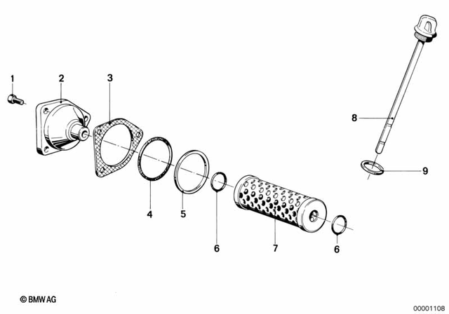 11421337570 - : Oil Filter Insert for BMW-Motorrad Image
