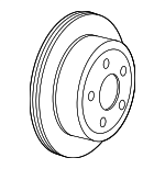 68321348AC - Brakes: Rotor for Jeep: Gladiator, Wrangler Image