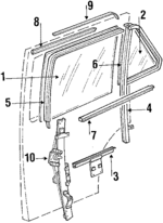 3028394124 - : Guide Rail for Volkswagen: Fox Image
