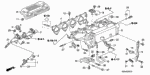 16450PZX003 - Engine: INJECTOR ASSY., FUEL for Honda Image