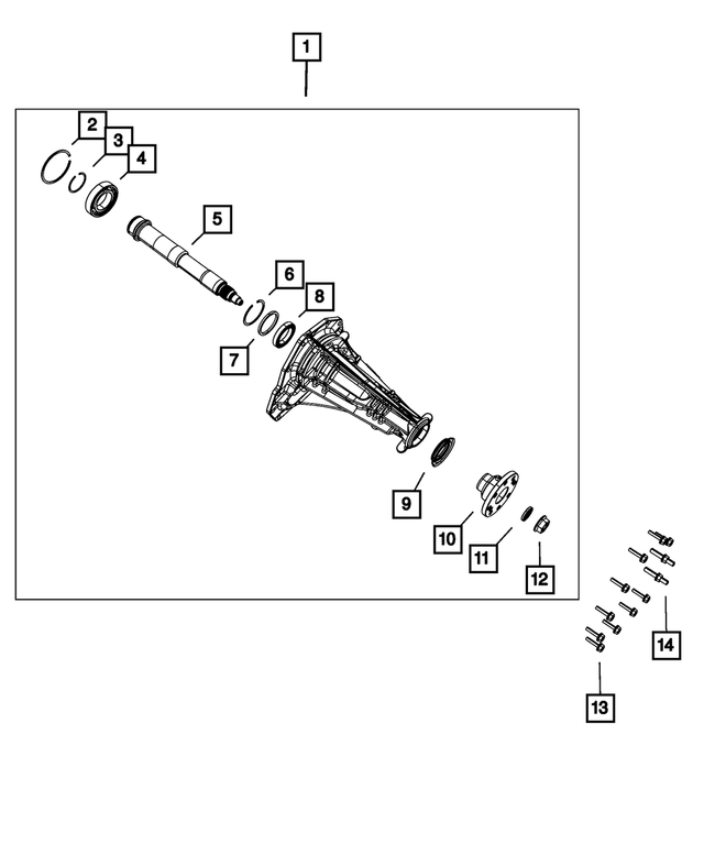 68085667AA - : Driveshaft Yoke Flange for Mopar Image