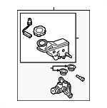 58510D3100 - Body: Master Cylinder for Hyundai Image