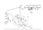 2098600582 - Driver Seat: Seat Belt Feeder for Mercedes-Benz Image