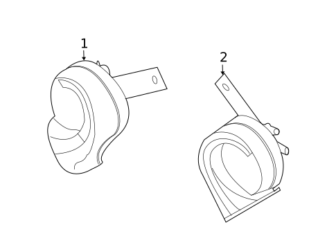 Horn for 2015 INFINITI Q40 #0