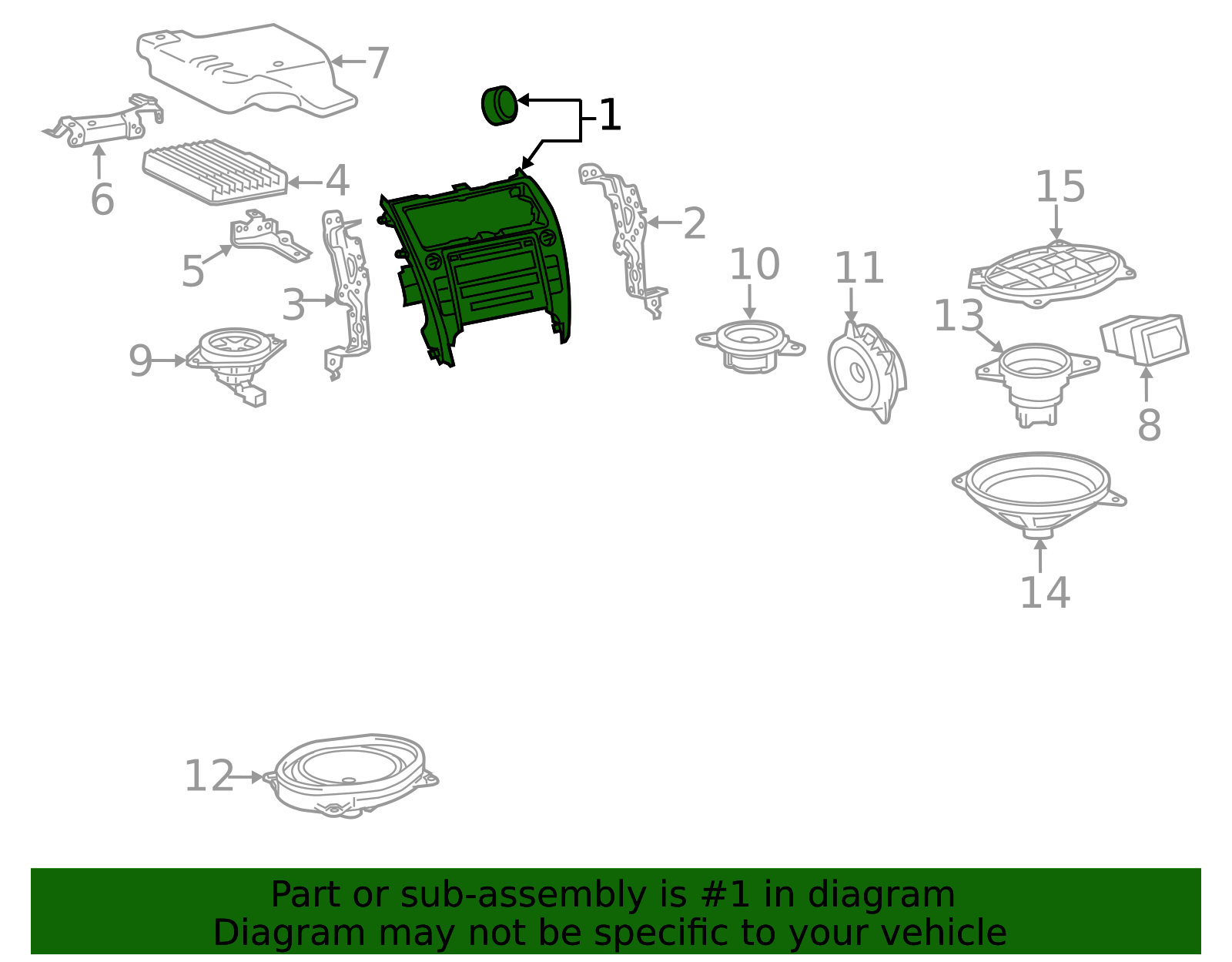 2013-2014 Toyota Camry Receiver 86140-06021 | Toyota Parts Center