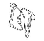 3C8837461M - : 2013-2017 Volkswagen CC - Window Regulator for Volkswagen: CC Image