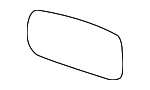 876112M100 - Body: Mirror Glass for Hyundai: Genesis Coupe Image