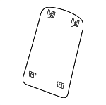 88996350 - Body: Seat Back Panel for Chevrolet: Impala, Impala Limited, Monte Carlo Image