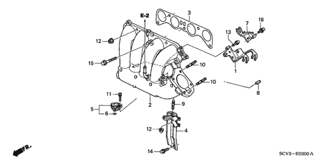 Intake Manifold for 2005 Honda Element #0