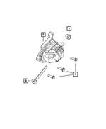 6102019 - 3.6L V6 24 Valve VVT Gas; Engine: Hex Head Bolt And Washer, Mounting for Mopar Image