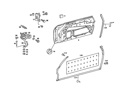 Front Doors for 1985 Mercedes-Benz 380SL #1