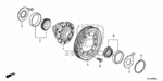 41100R5M000 - Transmission - Automatic: DIFFERENTIAL for Honda Image