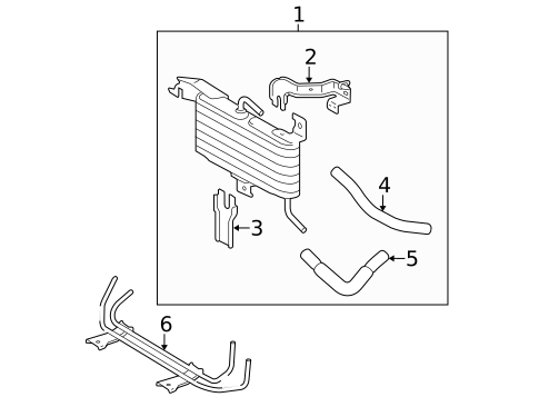 Trans Oil Cooler for 2008 Toyota Tacoma #0