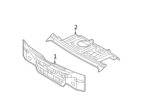 Rear Body for 2015 Kia Optima #0