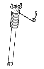 2433207700 - Suspension: Shock for Mercedes-Benz Image