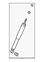 48531A9014 - : 1998-2003 Toyota Sienna - Shock Absorber (Left, Right, Rear) for Toyota: Sienna Image