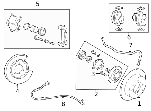 Brake Components for 2005 Kia Optima #0