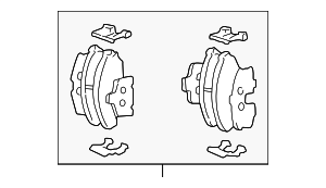 583023CA20 - Brakes: Brake Pads Rear for Kia: Optima Image