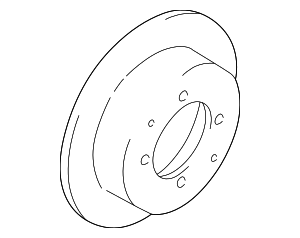 584113C000 - : Brake Rotor for Kia: Optima Image
