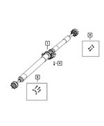 68604835AA - Differential and Drive Line: Drive Shaft for Jeep: Grand Cherokee Image