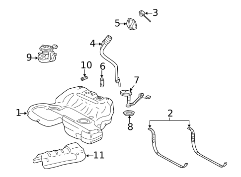 Hardware, Fasteners & Fittings for 2005 Cadillac CTS #0